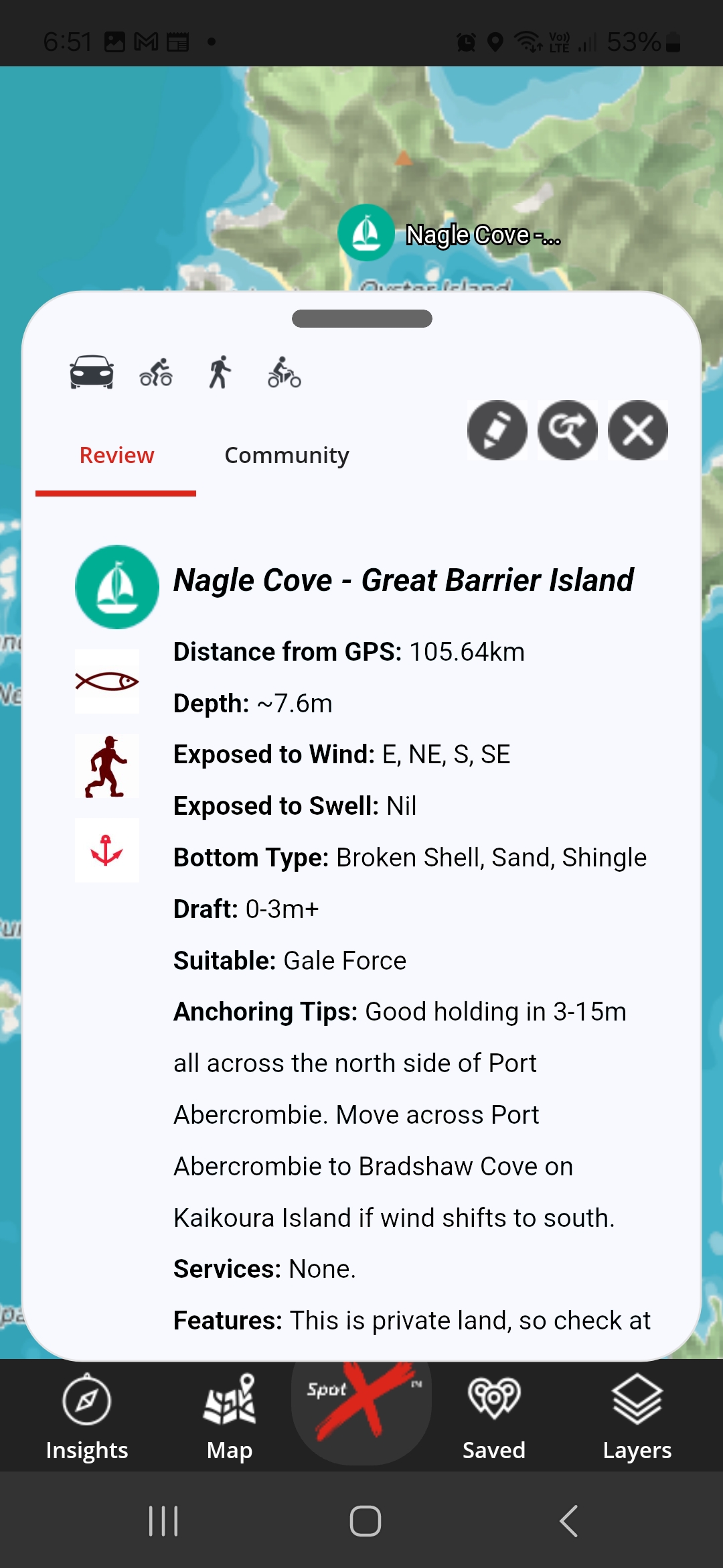 App Cruising NagleCove