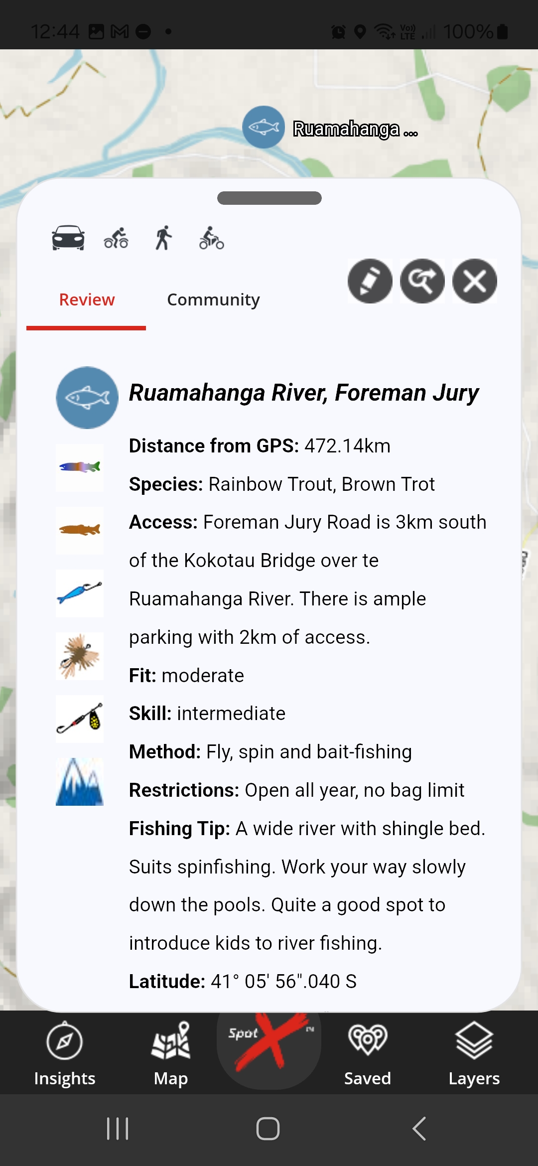App Freshfish RuamahangaRiver