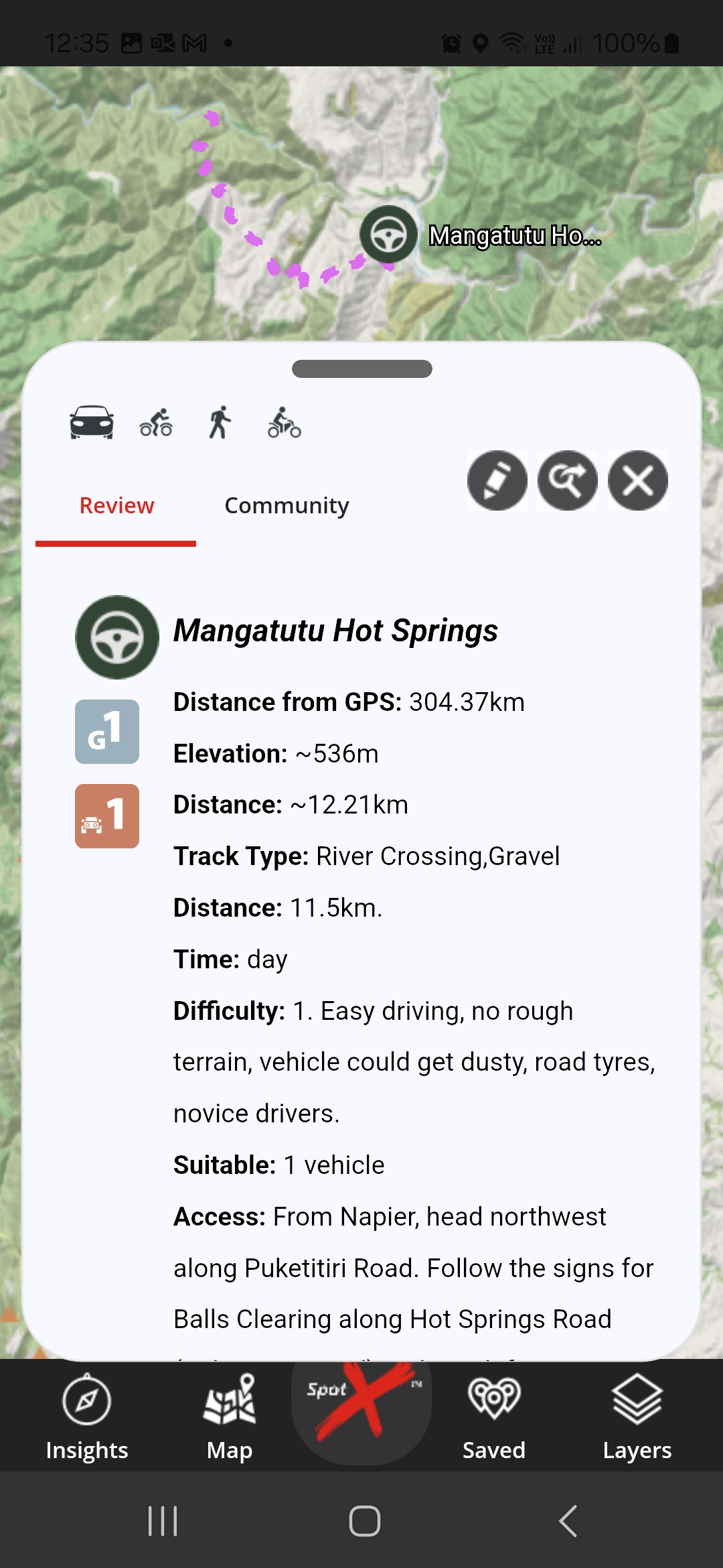 App Offroad MangatutuHotSprings