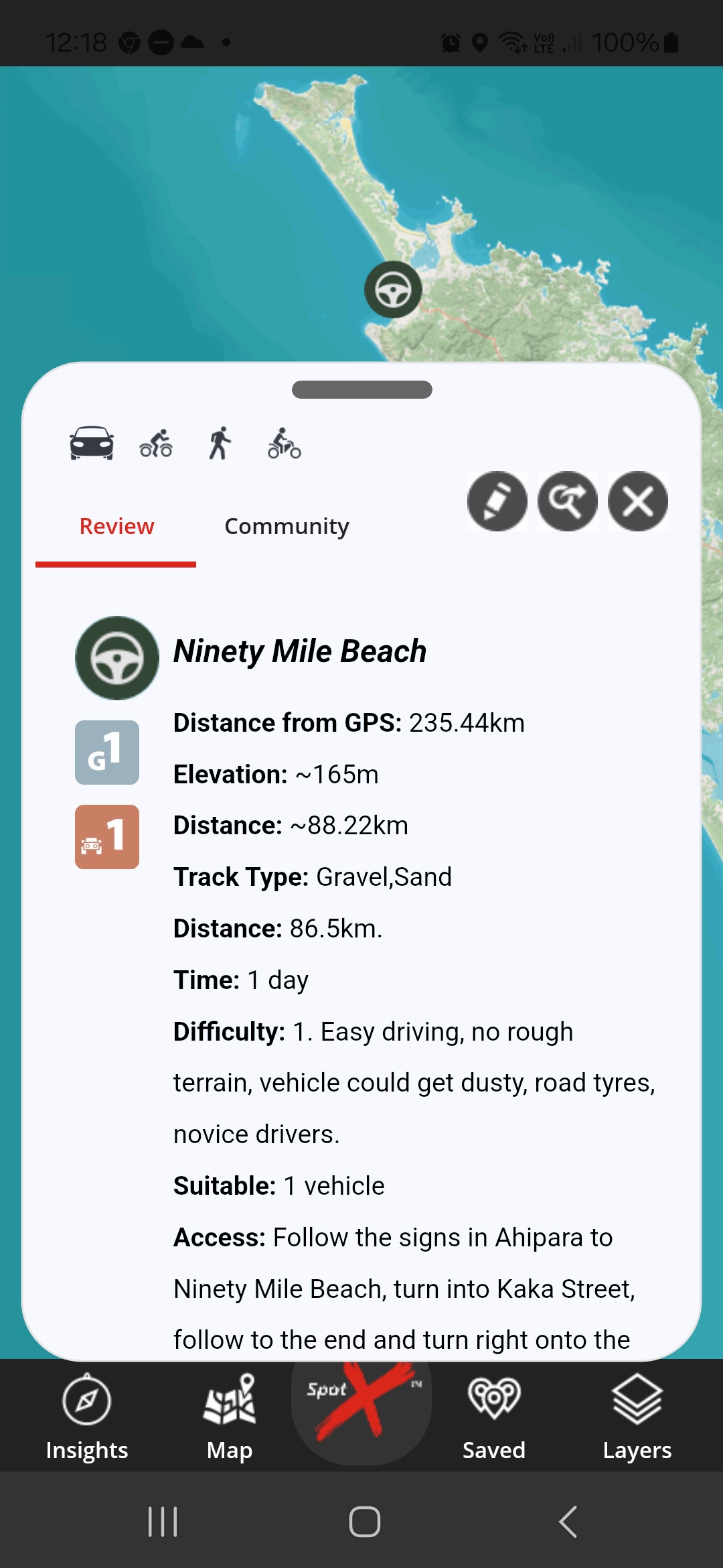 App Offroad NinetyMileBeach