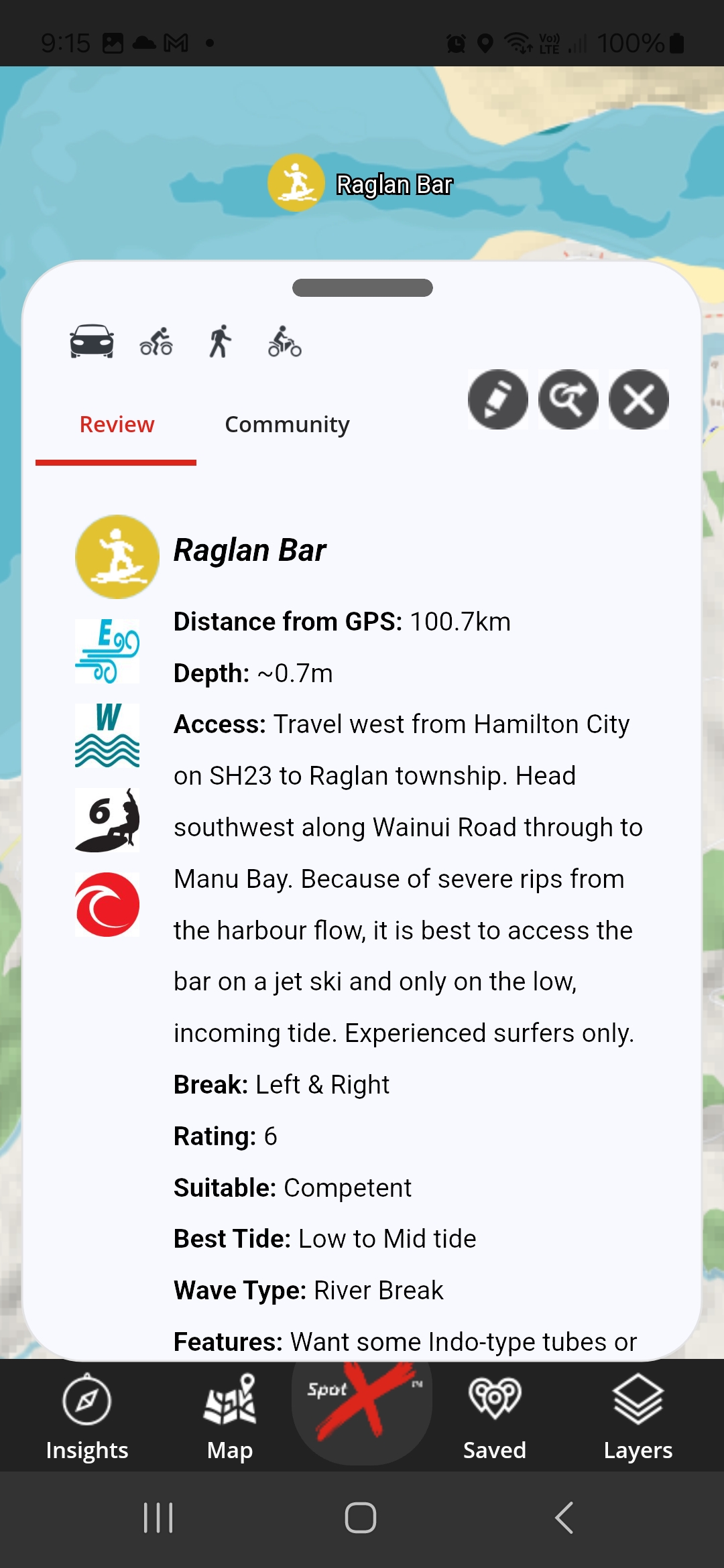 App Surfing RaglanBar